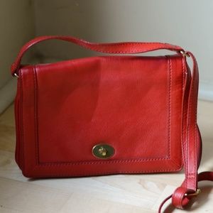 J. Crew Red Crossbody Purse